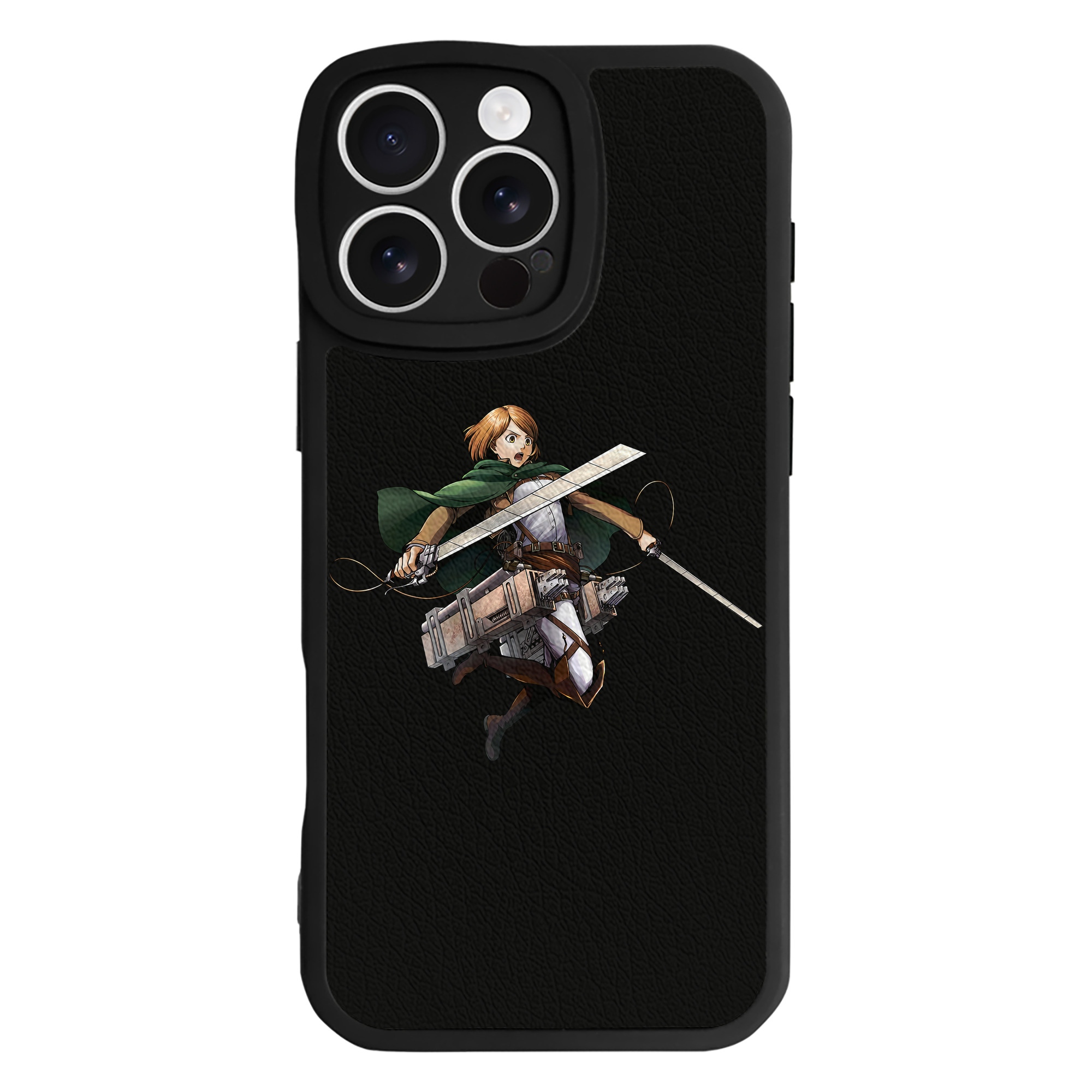 （画像用） 進撃の巨人 ペトラ·ラル Attack on Titan Petra Rall 【iPhone 16シリーズ対応】シリコンスマホケース（レザー調） 材質：シリコン